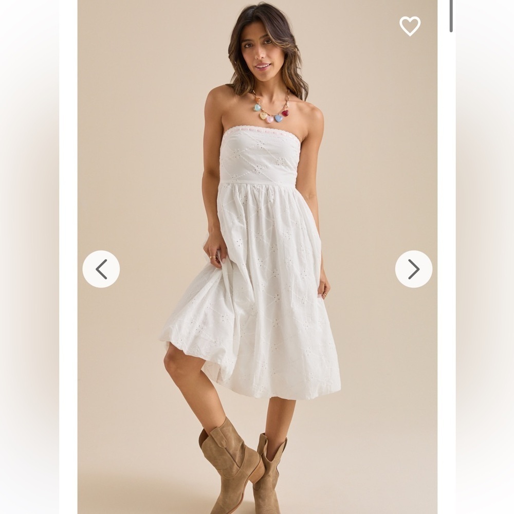 New with tags Altar’d state Kylie eyelet midi dress